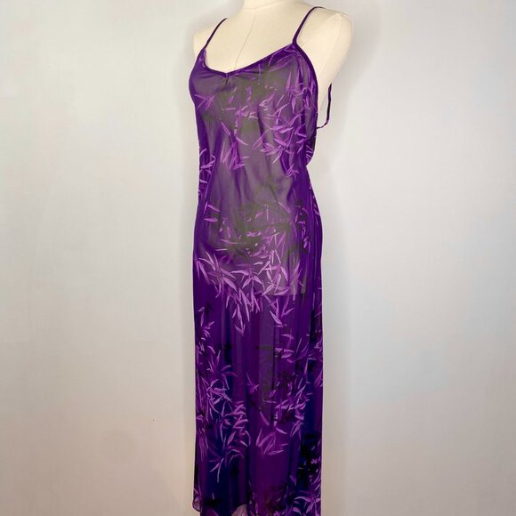 Calvin Klein - Purple Sheer Nightgown - Picture 8 of 8
